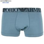  коробка нет Emporio Armani боксеры EMPORIO ARMANI мужской бренд талия Logo хлопок стрейч синий 2108BE бесплатная доставка 