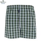  Aquascutum трусы брюки Aquascutum мужской бренд подарок подарок сделано в Японии высота талии углублять бок разрез type проверка зеленый 1505BF бесплатная доставка 