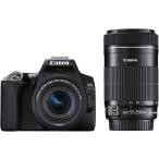 Canon デジタル一眼レフカメラ EOS Kiss X10 ダブルズームキット ブラック EOSKISSX10 WKIT BK