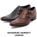 ショッピング紳士 キャサリンハムネット メンズ 靴 ビジネスシューズ 革靴 紳士靴 本革 ブランド ドレスシューズ ダブルモンク KATHARINE HAMNETT 31731