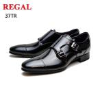 ショッピングREGAL リーガル REGAL メンズ 靴 ビジネスシューズ 革靴 紳士靴 本革 日本製 ブランド ダブルモンクストラップ REGAL 37TR ブラック 37TRBC 本革  ギフト プレゼント