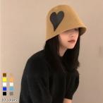 お取り寄せ商品 帽子 ハット レディース バケットハット 紫外線対策 おしゃれ ハート柄