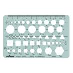  гонг Pas (DRAPAS) шаблон болт гайка обобщенный линейка No31-E302 [ чертёж строительство канцелярские товары рисунок дизайн ] |LINE....300 иен OFF|