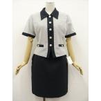  новый товар с биркой вилка FOLK... короткий рукав жакет + колено длина узкая юбка весна лето костюм верх и низ 2 позиций комплект 9 номер темно-синий белый темно-синий 