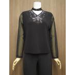 Visval длинный рукав дизайн шея гонки cut and sewn Dance черный почтовая доставка возможно 