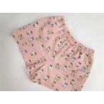  paul (pole) & Joe Uniqlo PAUL & JOE UNIQLOno- tuck салон шорты M бледный розовый земля многоцветный кошка рисунок почтовая доставка возможно 