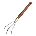 クローム 長柄熊手 ゴールド×ブラウン ( G-7 / ATI10263961 )( 石黒金属 ) (Q41CD)