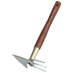 クローム 長柄ホーレーキ ゴールド×ブラウン ( G-8 / ATI10263962 )( 石黒金属 ) (Q41CD)