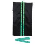 Yahoo! Yahoo!ショッピング(ヤフー ショッピング)#3263 ロングハッピ不織布 黒（緑襟）S（ハチマキ付） ArTec 半被 はっぴ （AC） （Q41CD）