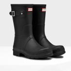 MFS9000RMA-BLK MENS ORIGINAL SHORT BLACK ハンター メンズ ブーツ ショートブーツ (HUN) (Q41CD)