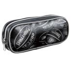 SPF130B SPALDING プリントペンケース ブラック SPALDING ふでばこ 筆箱 (SP) (Q41CD)
