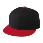 キャップ 帽子 CAP 966401-2050-F フラットバイザースナップバックCAP ブラック/レッド (UNA) (Q41CD)