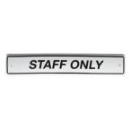 看板 おしゃれ 従業員専用 STAFFONLY H20-0145SO ENAMELED SIGN STAFF ONLY (DTN) (Q41CD)