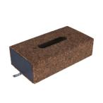 ティッシュカバー ティッシュケース ティッシュボックス H20-0155DCK FOLDABLE TISSUE BOX DARK CORK (DTN) (Q41CD)