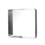 鏡 おしゃれ ミラー スチールフレーム D19-0059ST MIRROR WITH STEEL FRAME SATIN FINISH (DTN) (Q41CD)