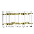 花瓶 試験管 リンクチューブベース CH03-V76GD LINK TUBE VASE GOLD RING (DTN) (Q41CD)