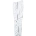 パンツ メンズ ジャージ メンズ 長ズボン メンズ ウォームアップパンツ(裾ファスナー) ホワイト/ネイビー (CON) (Q41CD)