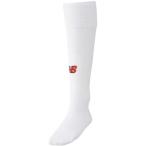 サッカーソックス メンズ キッズ ゲームソックス ホワイト/レッド (NBS) (Q41CD)