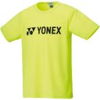 テニスウェア キッズ Tシャツ キッズ テニス着 (メール便発送) ジュニア ドライTシャツ シャインイエロー (YNX) (Q41CD)