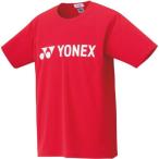 テニスウェア キッズ Tシャツ キッズ テニス着 (メール便発送) ジュニア ドライTシャツ サンセットレッド (YNX) (Q41CD)