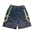 バスケ パンツ バスパン ハーフパンツ メンズ (メール便発送) SWORD LINE SHORTS(LIME) (JO) (Q41CD)