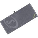 スポーツタオル バスケ 汗拭きタオル SAT211180 エッセンシャル スポーツタオル S ミストグレーxライム  (SP)