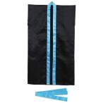  - pi. .. костюм 18444 soft атлас длинный - piM чёрный / синий воротник ( пчела maki есть ) (AC)