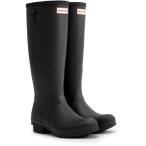 長靴 レディース レインブーツ WOMENS ORIGINAL TALL CARDHOLDER BOOT BLACK (HUN)