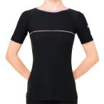 インナー Ｔシャツ 半袖 ボートネックHSトップ ラベンダー  (SAK)
