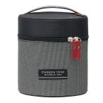 スケーター カーボントーン STLBT8 専用バッグ ブラック 適応サイズ 約140ｘ157ｍｍ タテ型真空ステンレス保温ランチボックス用 保温バッグ ポーチ 保温ケース