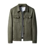  байкерская куртка замша чувство кожаный жакет мужской искусственная кожа кожаная куртка тонкий бизнес блузон внешний водоотталкивающая отделка рабочая одежда 