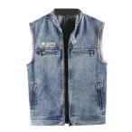  мужской Denim лучший Rider's без рукавов лучший джинсовый жакет G Jean накладывающийся надеты casual лучший жилет choki безрукавка жакет 