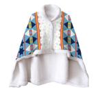  надеть одеяло пончо рисунок с капюшоном . плечо .. салон одежда пончо пальто индеец рисунок этнический способ симпатичный модный толстый осень-зима 