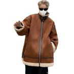  замша жакет искусственный мутон мужской толстый зима обратная сторона боа байкерская куртка .. воротник теплый зимний костюм пальто осень-зима блузон 