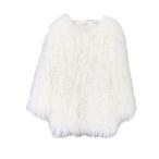  меховое пальто средний длина женский искусственный мех жакет внешний длина волос длинный защищающий от холода . способ .... боа кардиган круглый вырез одноцветный женский 