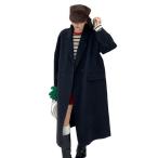  шерстяное пальто Пальто Честерфилд женский тренчкот осень-зима надеты длинный жакет стиль свободно одноцветный . примерно надеты .. Roo z защищающий от холода 