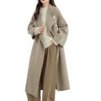  Пальто Честерфилд двусторонний шерсть la автомобиль пальто over пальто длинный длина женский внешний осень-зима надеты надеты .. жакет Trend Корея способ 