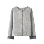  жакет женский кардиган передний открытие длинный рукав sinia. год .. женщина одежда внешний tops стильный красивый . elegant 