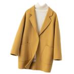 женский шерстяное пальто шерсть костюм бизнес шаль цвет одноцветный офис la автомобиль пальто тренчкот body type покрытие свободно Корея 