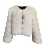  женский мех жакет искусственный мех меховое пальто Short внешний лоскутное шитье eko мех защищающий от холода толстый .... блузон 