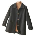  двусторонний шерсть 100 Пальто Честерфилд шерстяное пальто средний длина карман складывать воротник женский внешний осень-зима надеты надеты .. деловой жакет 