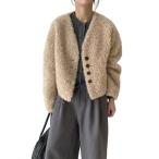  женский мех жакет 100% шерсть меховое пальто мех цельный внешний V шея короткий защищающий от холода толстый мягкий нежный осень одежда 