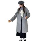  шерсть 100 шерстяное пальто колье лента la автомобиль пальто over пальто длинный длина женский внешний осень-зима надеты body type покрытие мода 