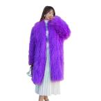  боа пальто женский искусственный мех мех жакет длинный длина мех внешний длина волос длинный теплоизоляция теплый нежный mo Como ko ремень имеется 