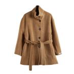  женский Пальто Честерфилд la автомобиль пальто с высоким воротником кнопка ремень имеется mi утечка длина тренчкот body type покрытие свободно внешний осень-зима 