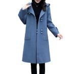  полупальто "даффл коут" с капюшоном .la автомобиль пальто длинное пальто женский карман симпатичный внешний осень-зима надеты надеты .. жакет модный Корея 