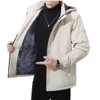  обратная сторона боа жакет Wind брейкер обратная сторона ворсистый внешний шляпа имеется боа блузон зима одежда мужской теплый . защищающий от холода . способ толщина . body type покрытие дверь вне 