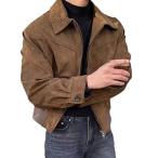  мужской "куртка пилота" замша жакет блузон джемпер длинный рукав куртка весна осень надеты короткий одноцветный мода Roo z