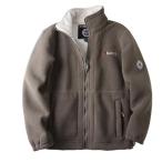 ボアジャケット メンズ 立ち襟 裏起毛 モコモコ 厚手 ボアフリース 防寒 保温 防風 静電気防止 カジュアル アウター 冬 男女兼用