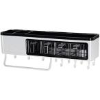 キッチンラック 収納 調味料ケース 調味料入れ 調味料ラック スパイスラック キッチンツールフック 多機能 壁掛けラック 省スペース